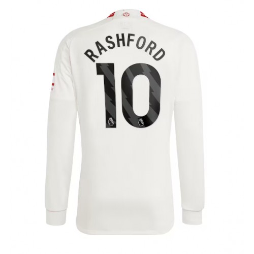 Maillot de foot Manchester United Marcus Rashford #10 Troisième 2023-24 Manche Longue